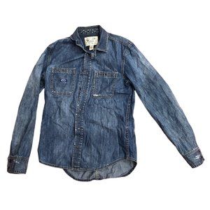 DIESEL Vintage Denim Buttondown Shirt - M - Blue Jean